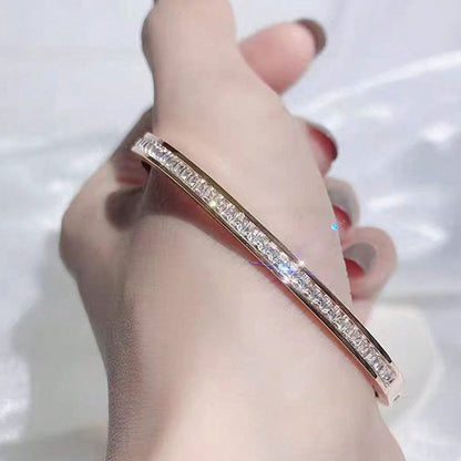 Gold/silver Plated Titanium Steel Fashion  design Bangle