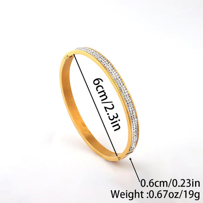 Gold/silver Plated Titanium Steel Fashion  design Bangle