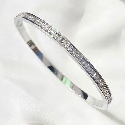 Gold/silver Plated Titanium Steel Fashion  design Bangle