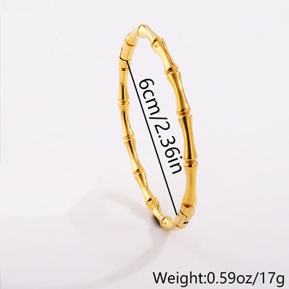 Gold/silver Plated Titanium Steel Fashion  design Bangle