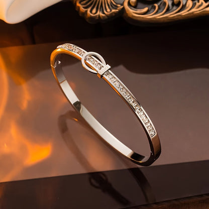 Gold/silver Plated Titanium Steel Fashion  design Bangle