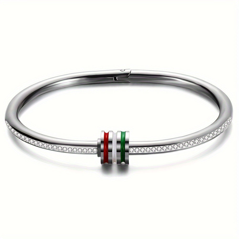 Gold/silver Plated Titanium Steel Fashion  design Bangle